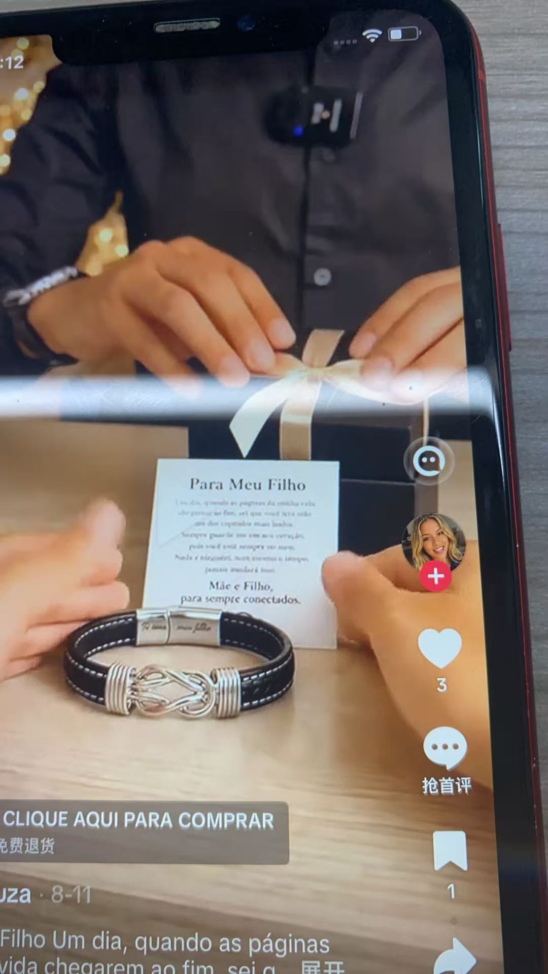 Pulseira Masculina Nó Infinito – Símbolo de Conexão