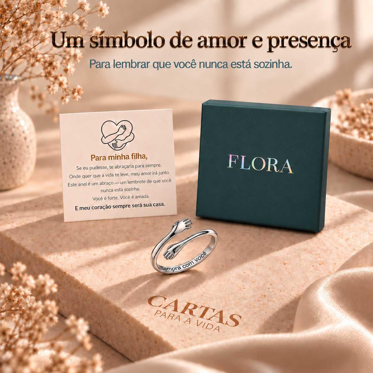 Anel de Abraço – Presente com Significado