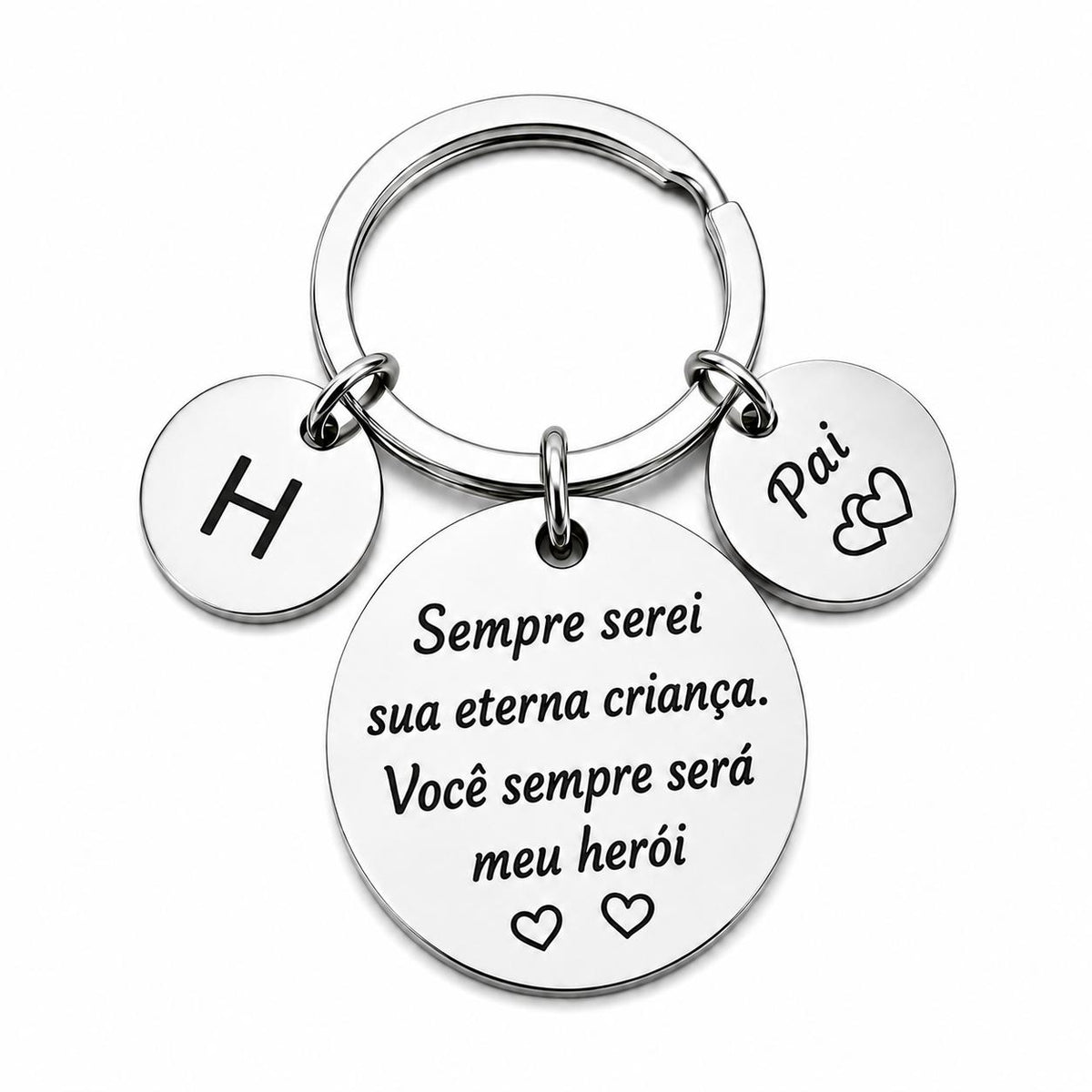 Chaveiro Personalizado para Pai – Meu Herói