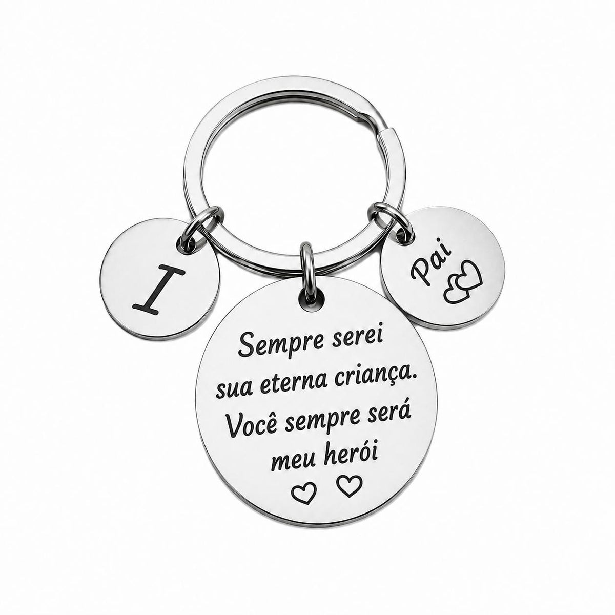 Chaveiro Personalizado para Pai – Meu Herói