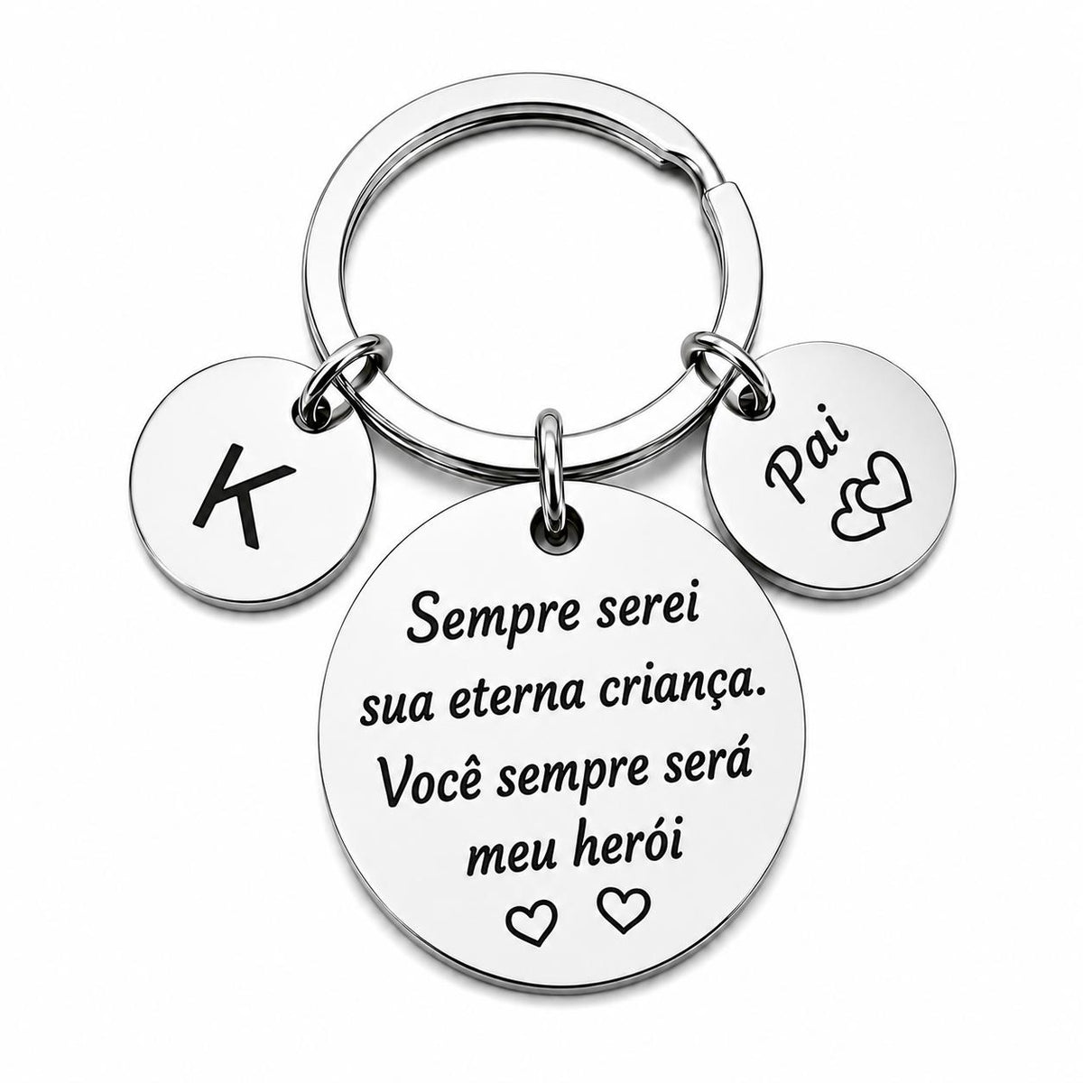 Chaveiro Personalizado para Pai – Meu Herói
