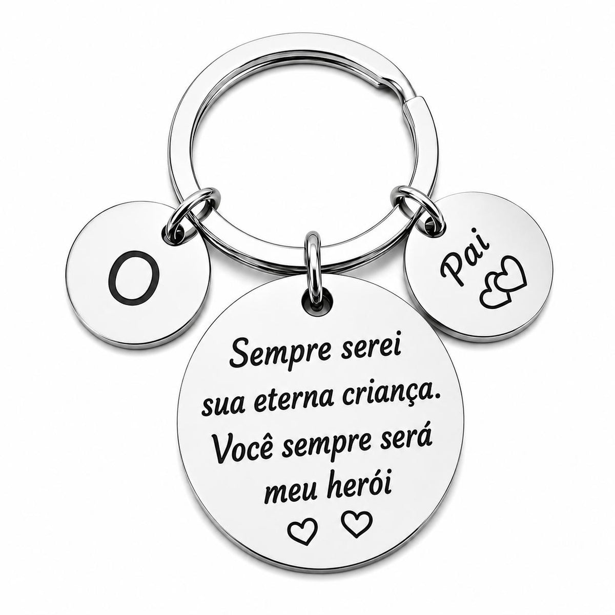 Chaveiro Personalizado para Pai – Meu Herói