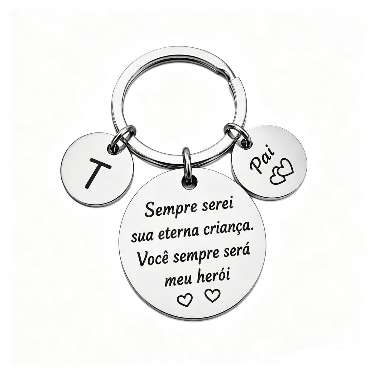 Chaveiro Personalizado para Pai – Meu Herói