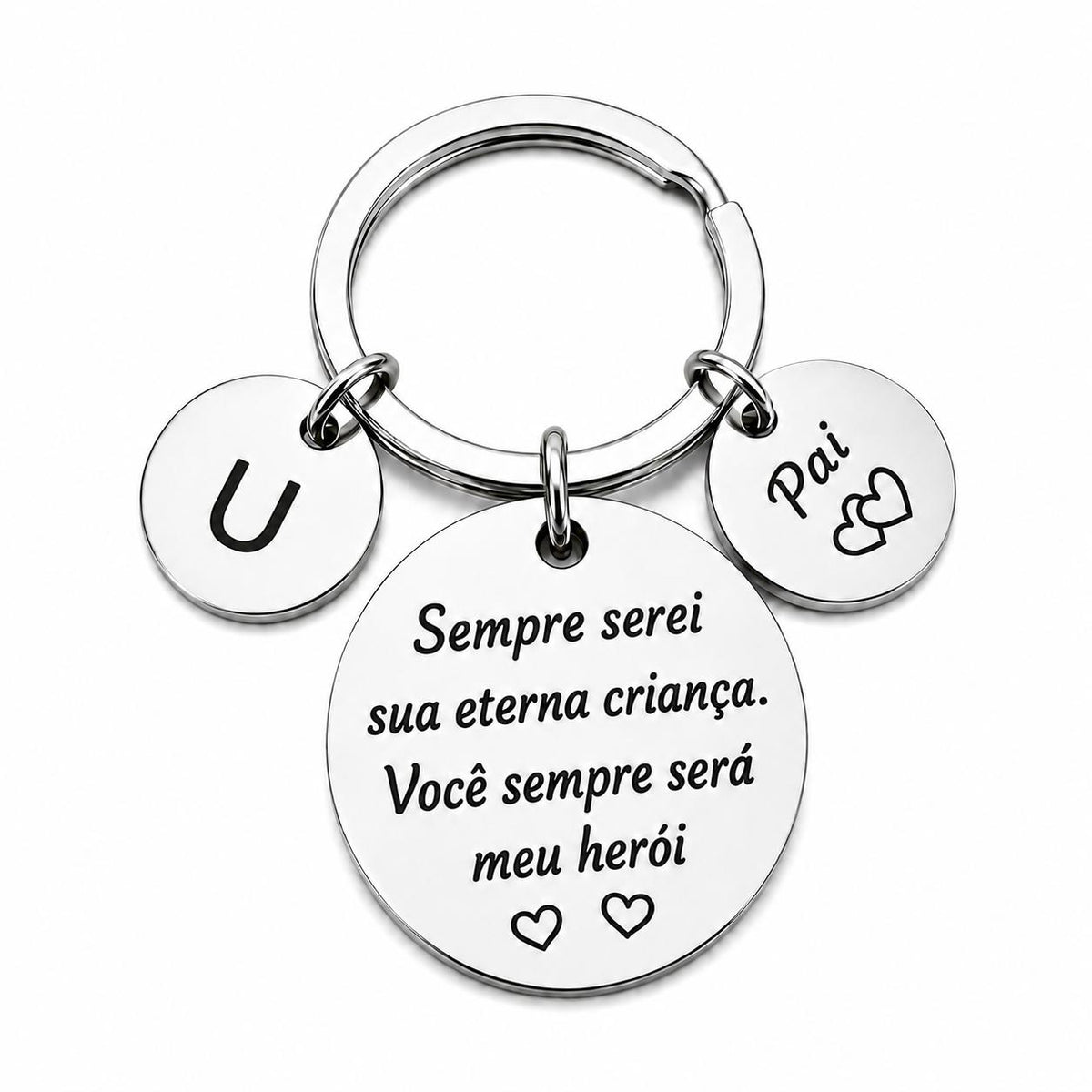 Chaveiro Personalizado para Pai – Meu Herói