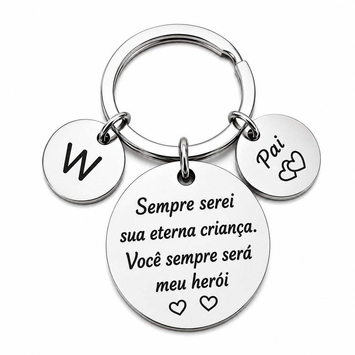 Chaveiro Personalizado para Pai – Meu Herói