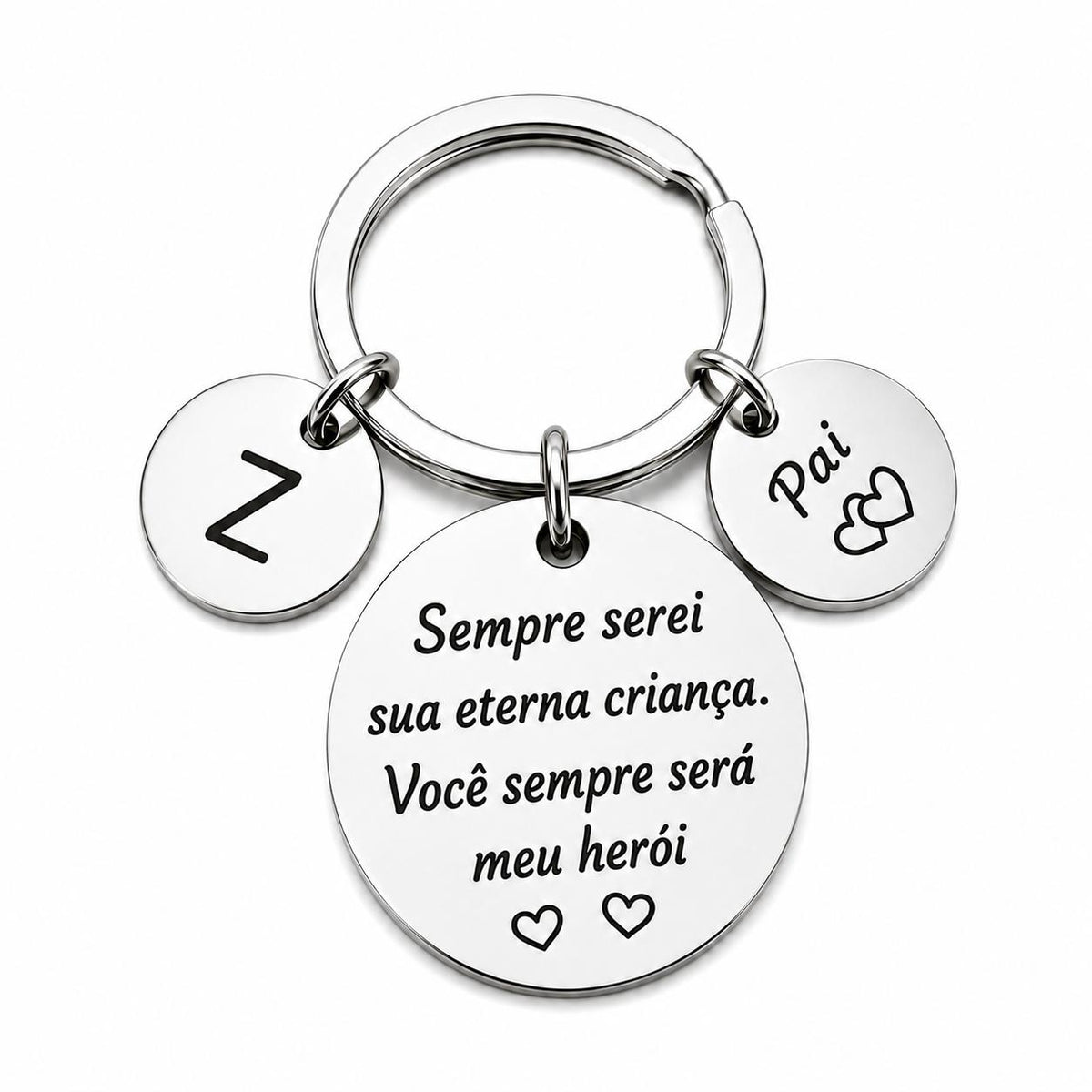Chaveiro Personalizado para Pai – Meu Herói