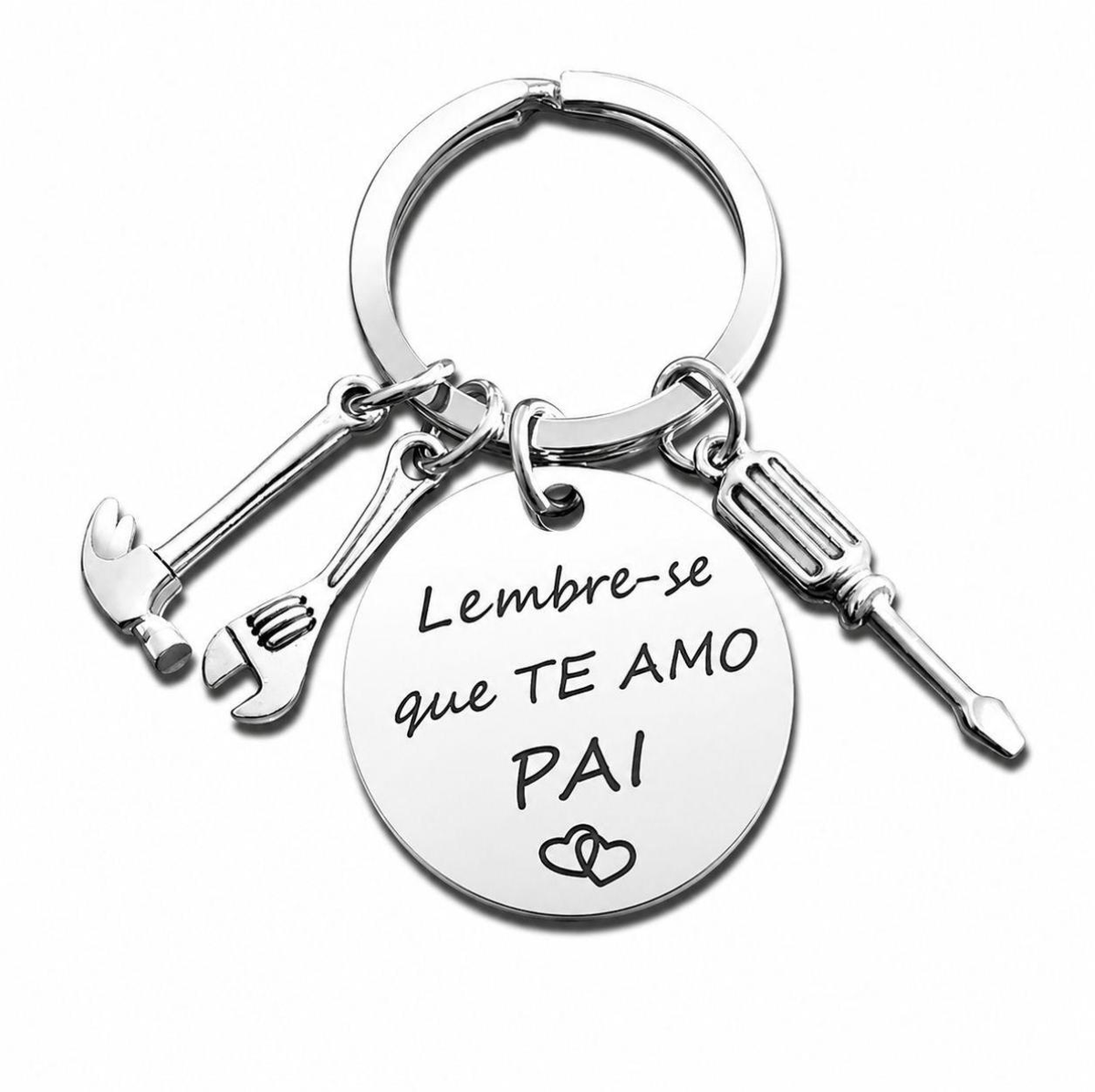 Chaveiro para Pai com Mini Ferramentas – Lembre-se que Te Amo