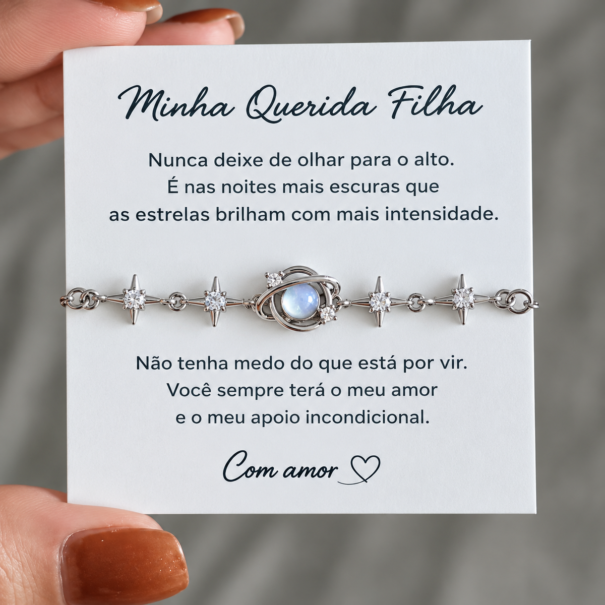 Pulseira Planeta e Estrelas – Inspiração Celestial
