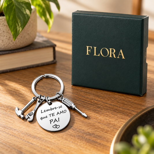 Chaveiro para Pai com Mini Ferramentas – Lembre-se que Te Amo