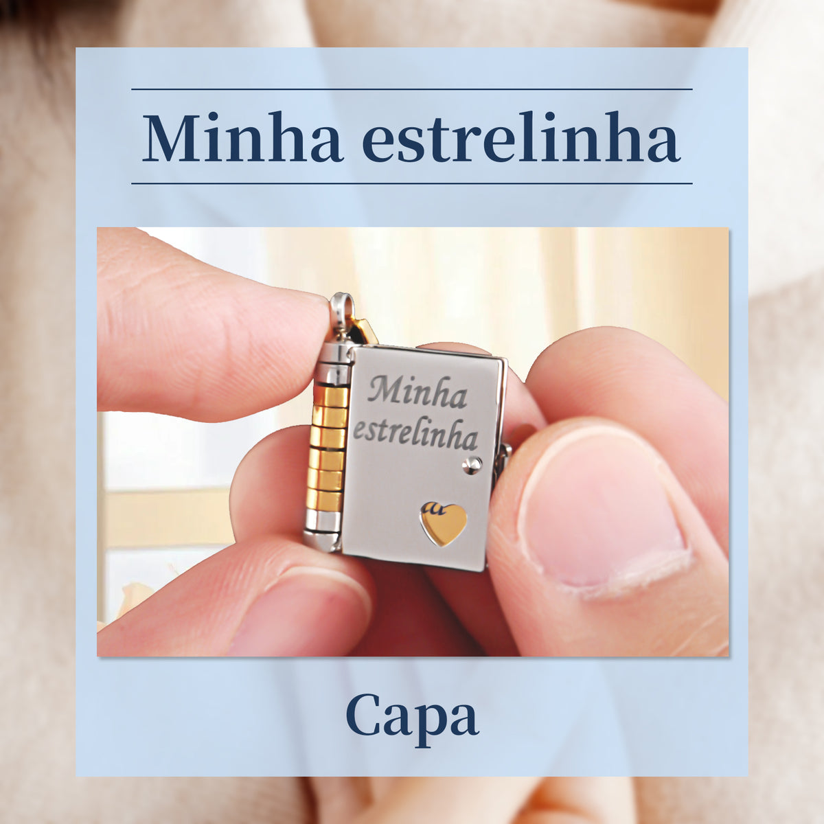 Colar de Livro para Filho – Presente com Significado