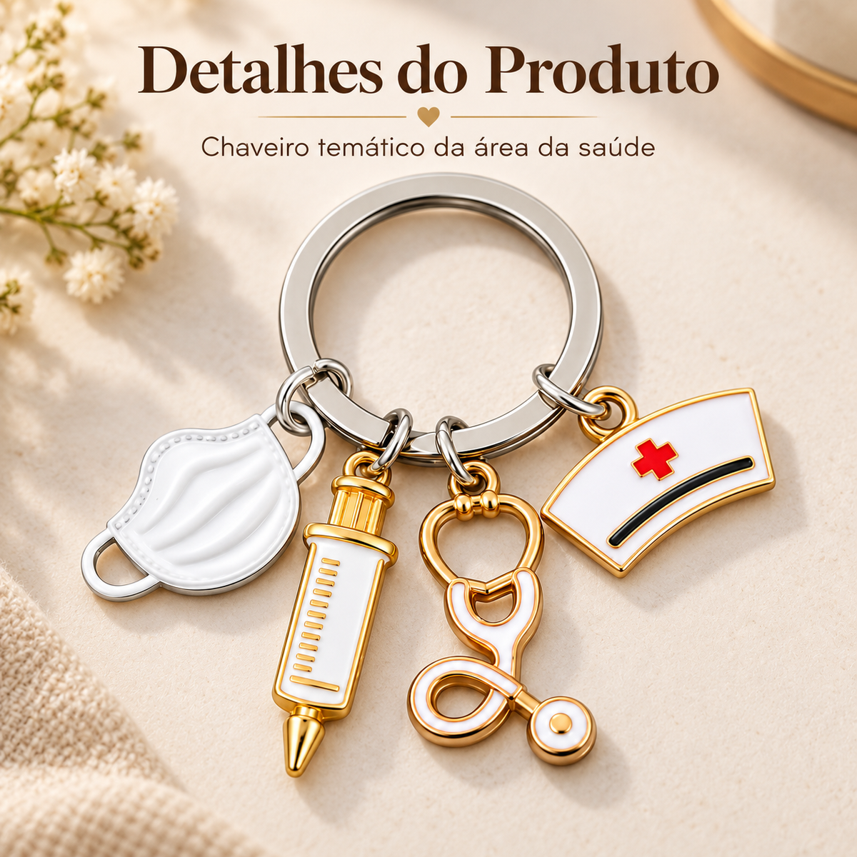 Chaveiro de Enfermagem – Presente para Profissionais