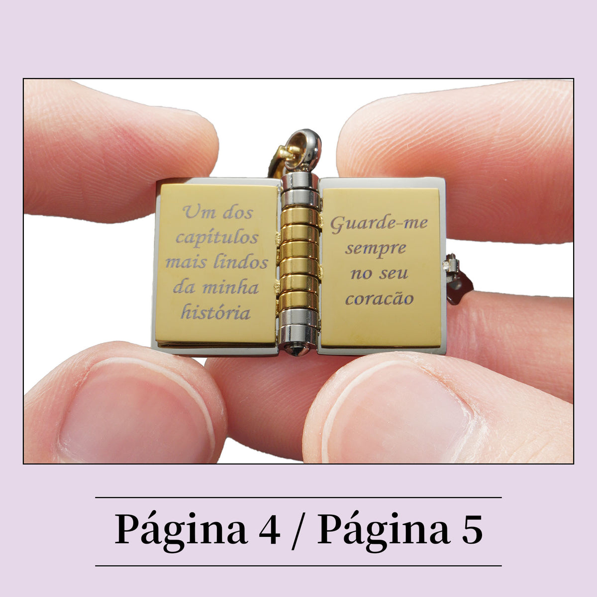 Colar de Livro para Neta – Presente com Significado