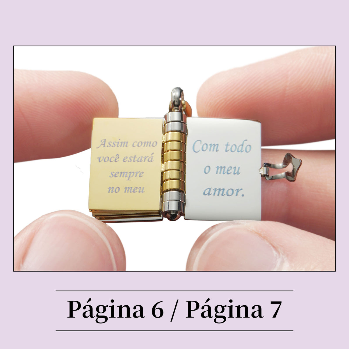Colar de Livro para Neta – Presente com Significado
