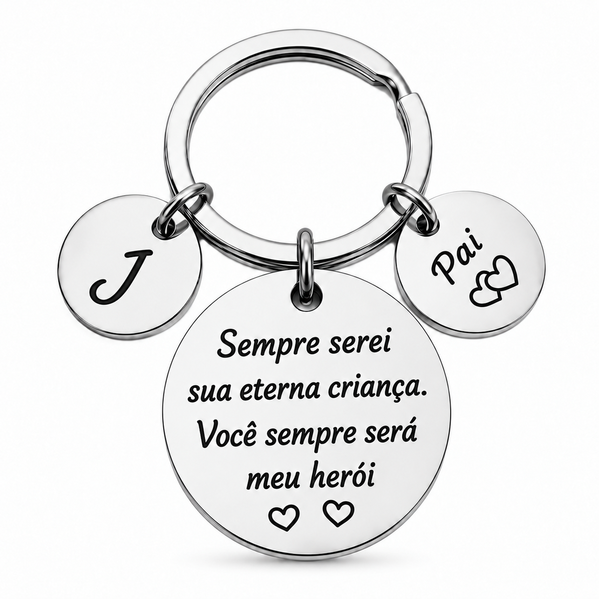 Chaveiro Personalizado para Pai – Meu Herói
