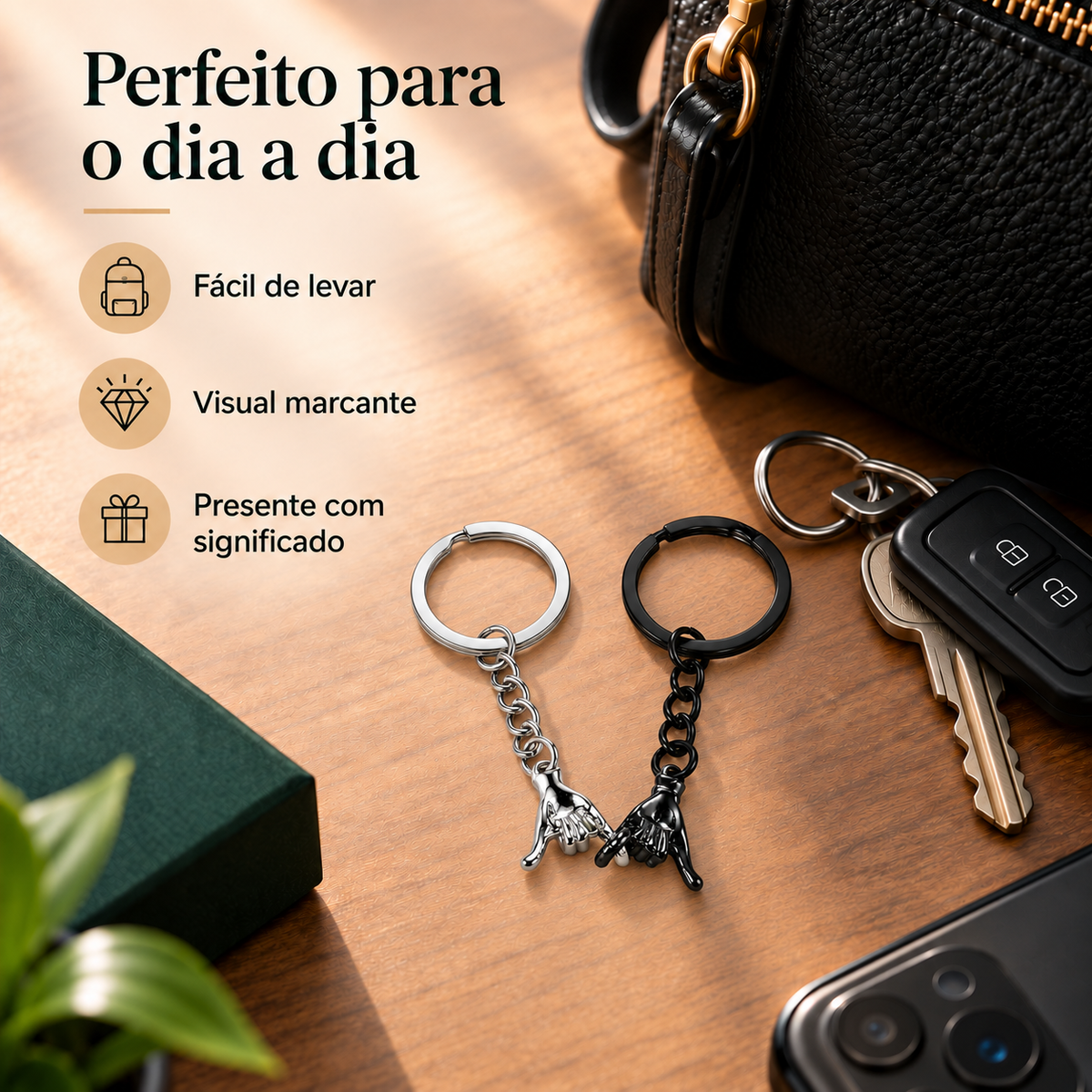 Chaveiro Promessa de Dedinho – Presente com Significado